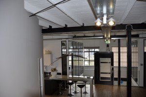 Led spots in de Melkfabriek