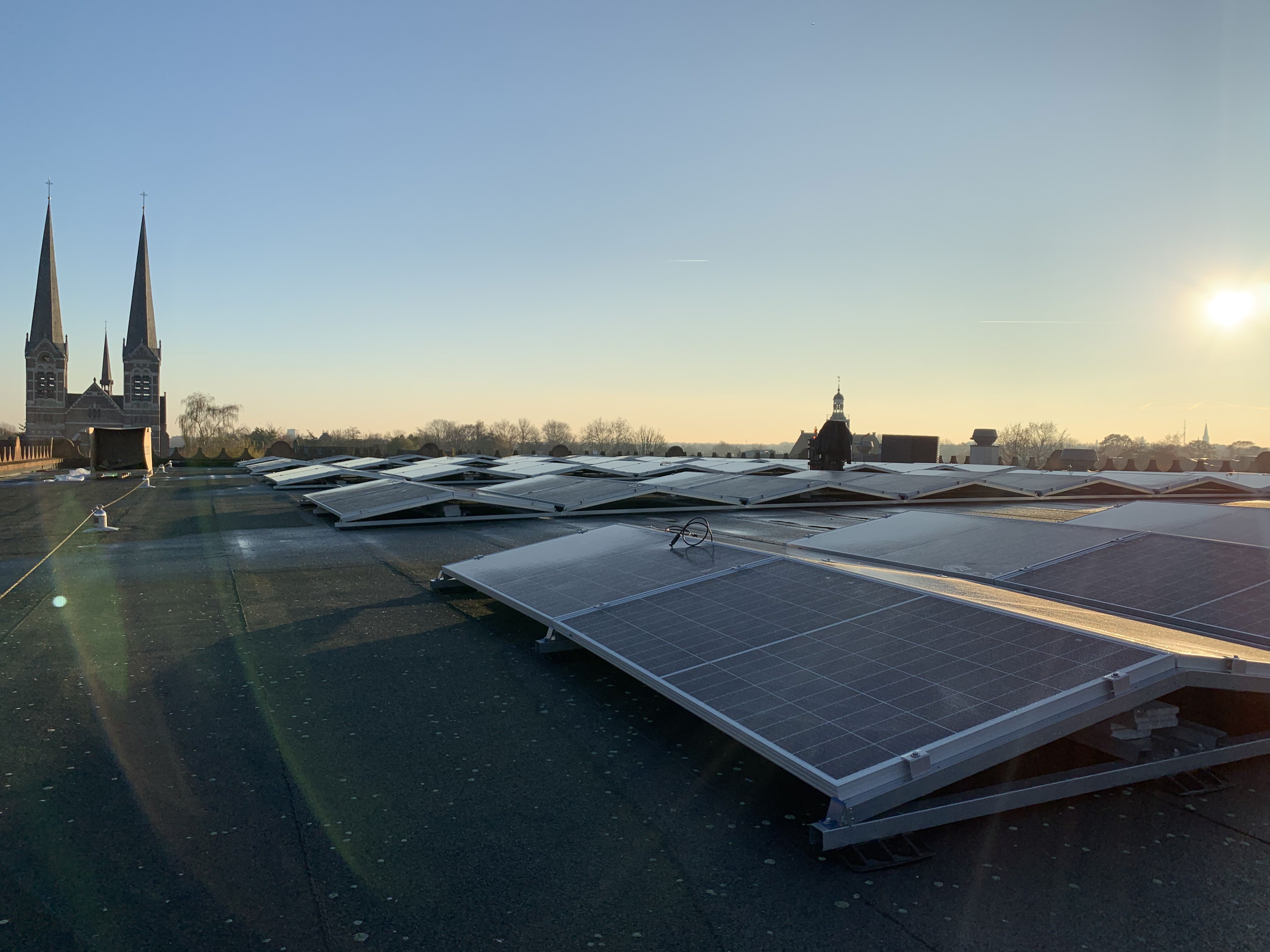 Drie zonnestroom (PV-panelen) in Etten Leur